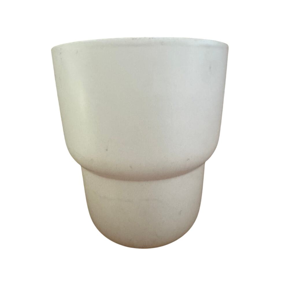Wild Interiors White Ceramic Planter 5" Modern Minimalist Indoor Plant Pot
